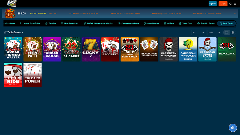 SlotoCash — Games lobby