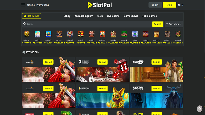 SlotPal Casino — Gamedevelopers