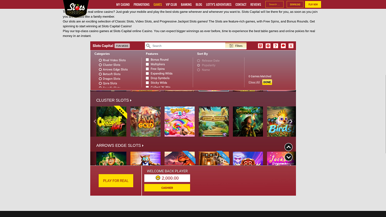 Slots Capital Casino — Games by studio