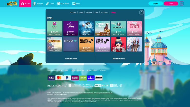 Slots Kingdom Casino — Bingo