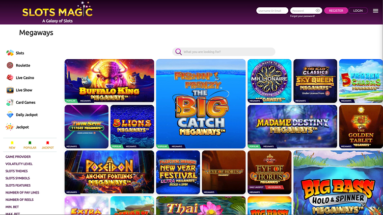 Slots Magic Casino — Games lobby