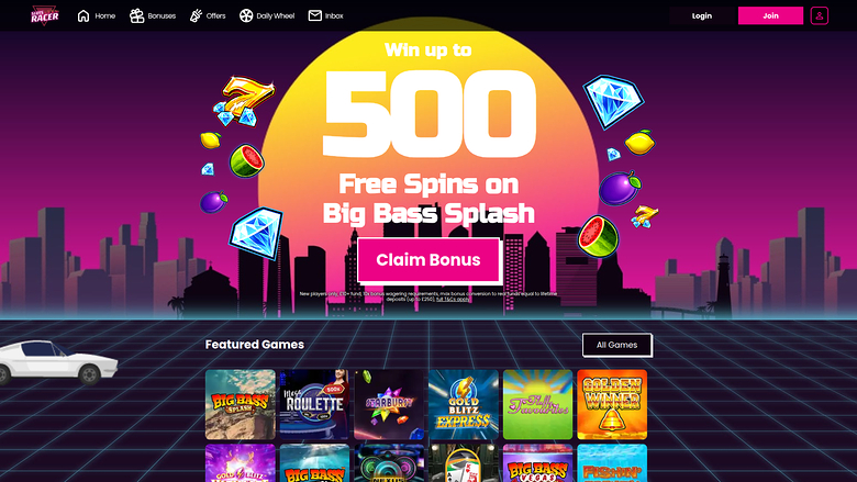 Slots Racer — Homepage
