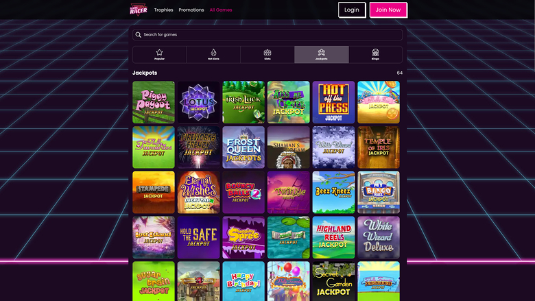 Slots Racer — Jackpot games