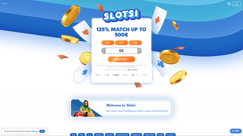 Slotsi Casino — Homepage