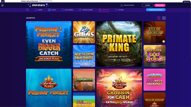 SlotStars — Jackpot games