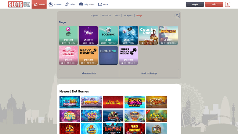 SlotsUK Casino — Slots uk bingo