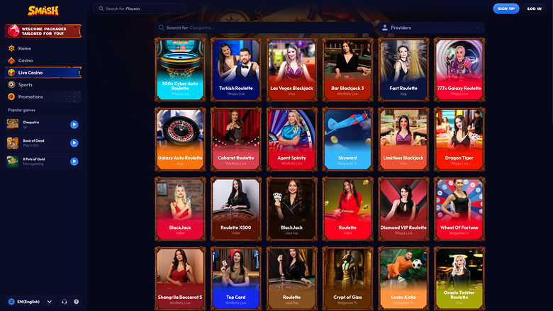 Smash Casino — Livedealer