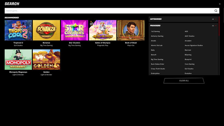 Sons of Slots Casino — Games by studio