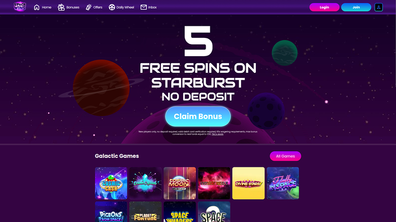 Space Wins — Homepage