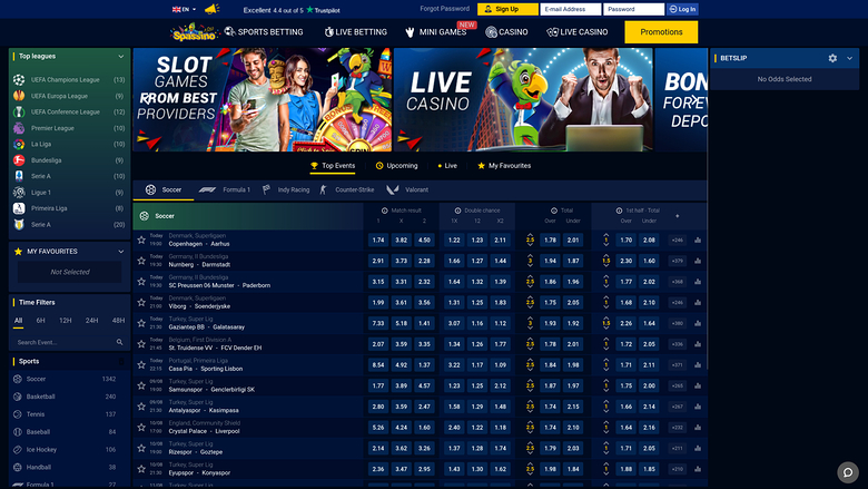 Spassino Casino — Sportsbook