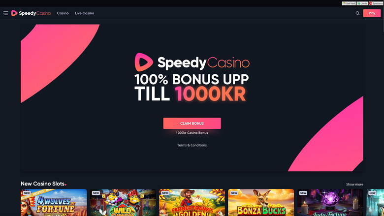 Speedy Casino — Homepage