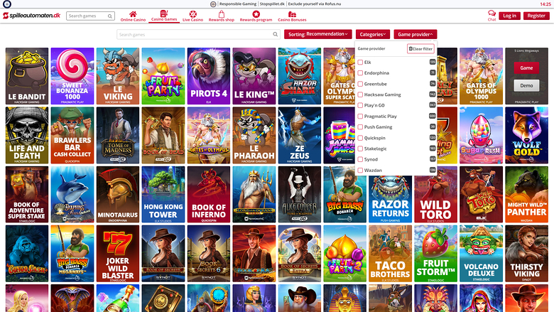 Spilleautomaten Casino — Games by studio