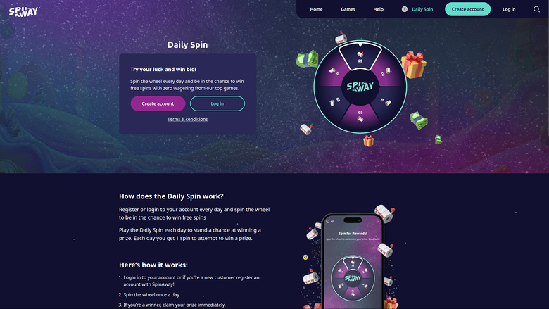 Spin Away Casino — Daily spin