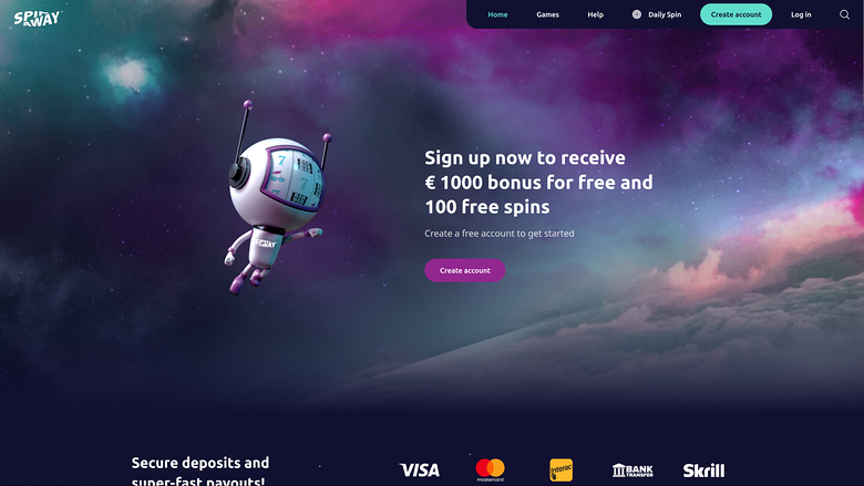 Spin Away Casino — Homepage