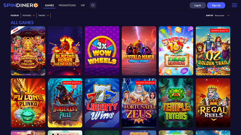 Spin Dinero Casino — Games lobby