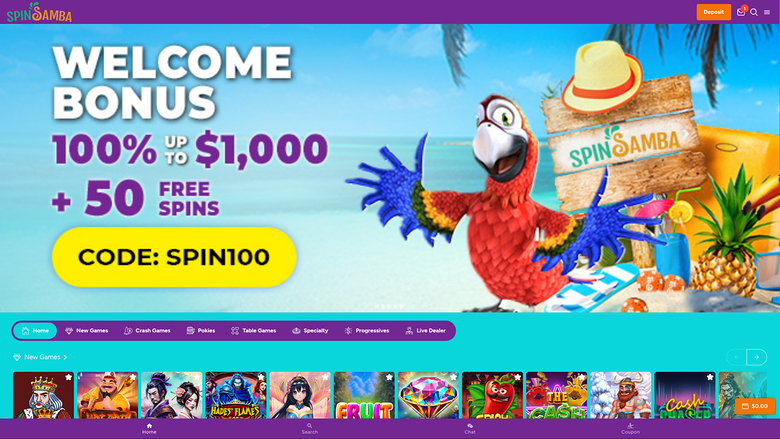 Spin Samba Casino — Homepage