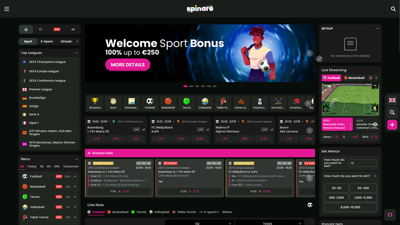 Spinaro — Sportsbook