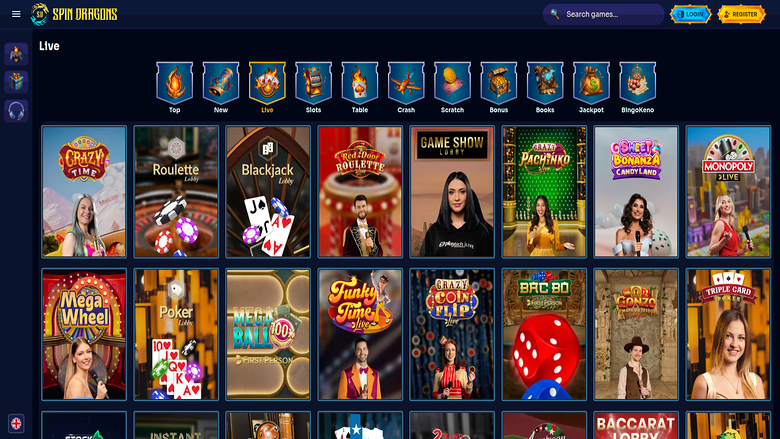 SpinDragons Casino — Livedealer
