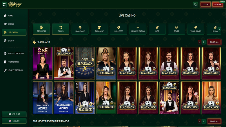 SpinVoyage Casino — Livedealer