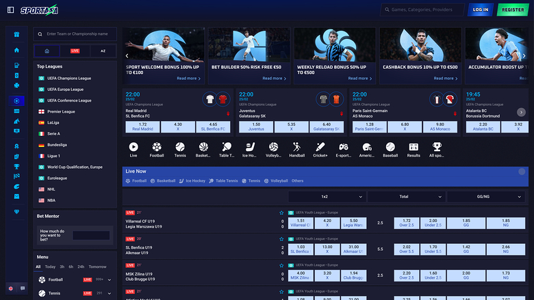 Sportaza Casino — Sportsbook