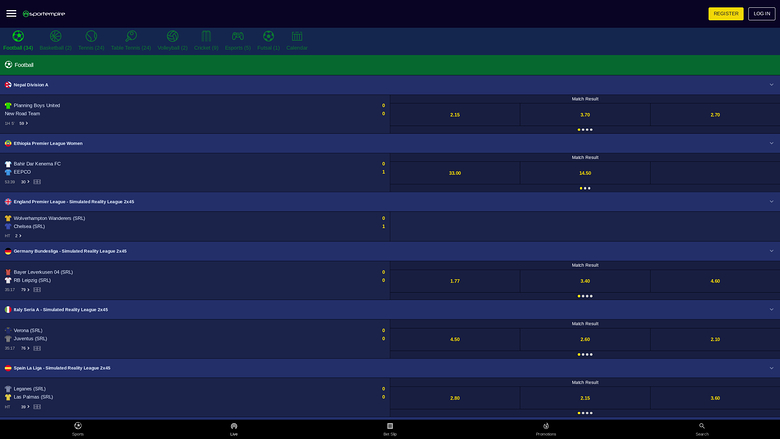 SportEmpire Casino — Sportsbook