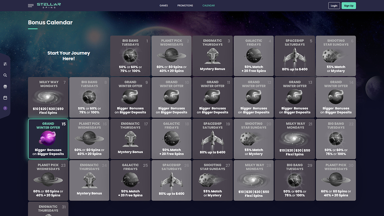 Stellar Spins — Bonus page