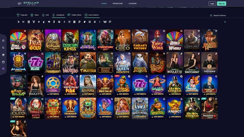 Stellar Spins — Jackpot games