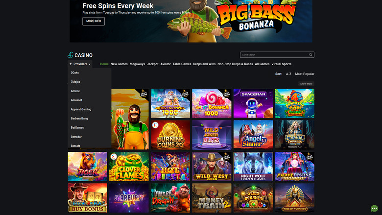 Sultanbet Casino — Games by studio
