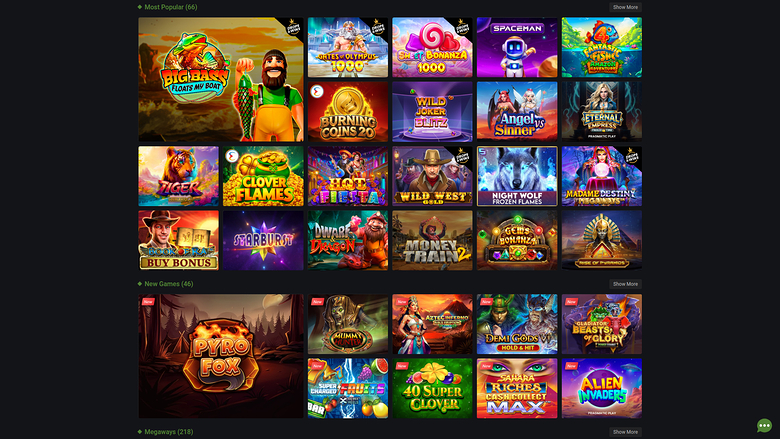 Sultanbet Casino — Games lobby