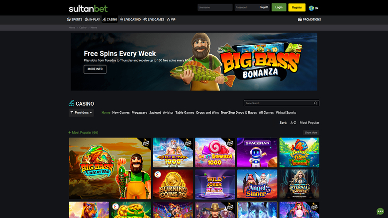Sultanbet Casino — Homepage
