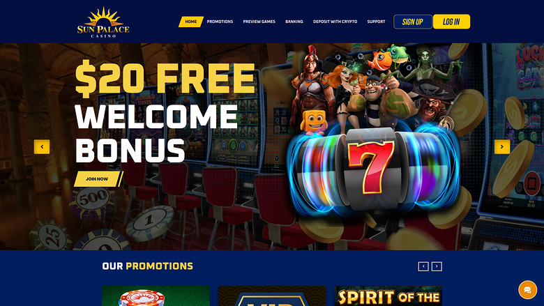 Sun Palace Casino — Homepage