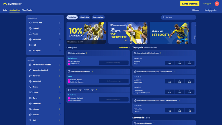 Sunmaker Casino — Sportsbook