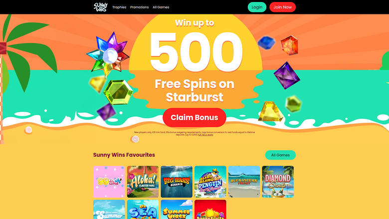Sunny Wins — Homepage