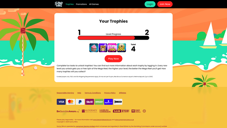 Sunny Wins — Trophies