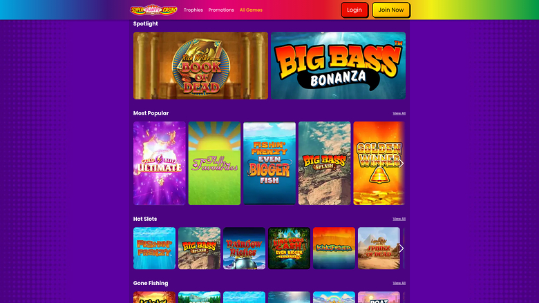 Super Fluffy Casino — Games lobby