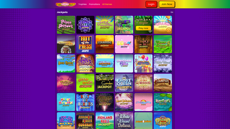 Super Fluffy Casino — Jackpot games