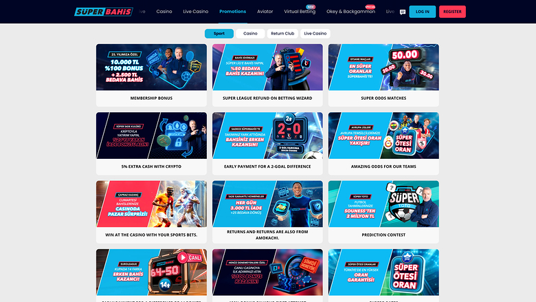 Superbahis — Promotions page