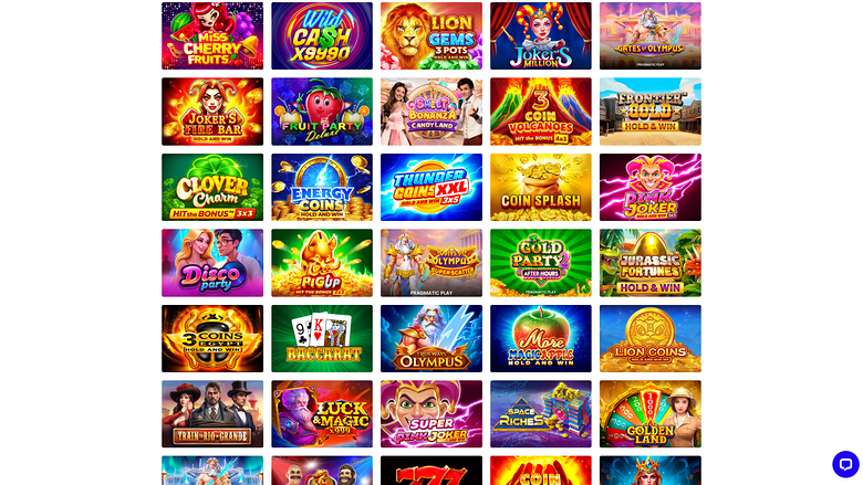 SuperCat Casino — Games lobby