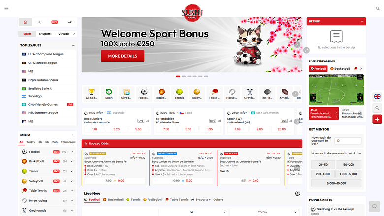 Sushi Casino — Sportsbook