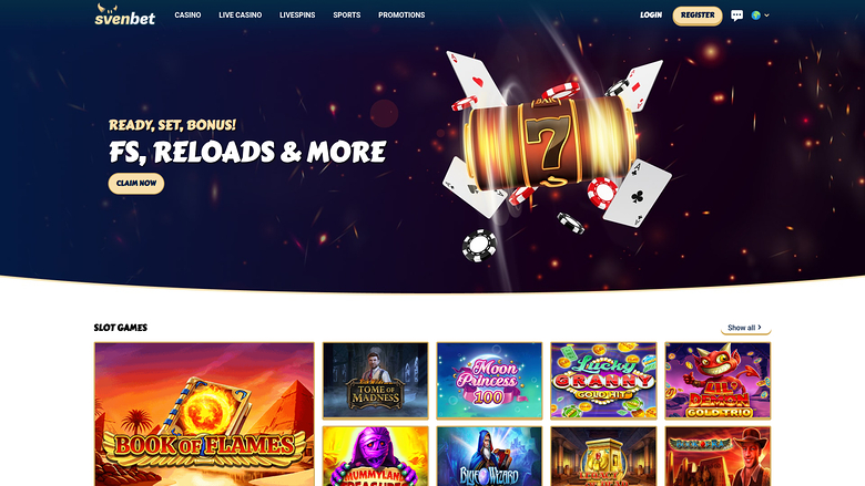 Svenbet Casino — Homepage