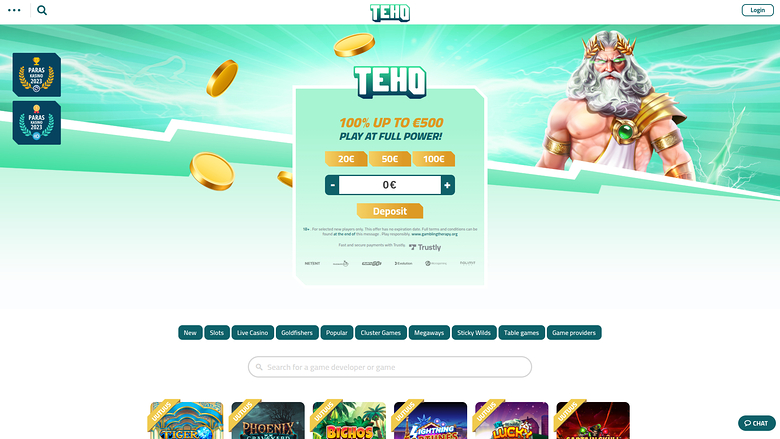 Teho Kasino — Homepage