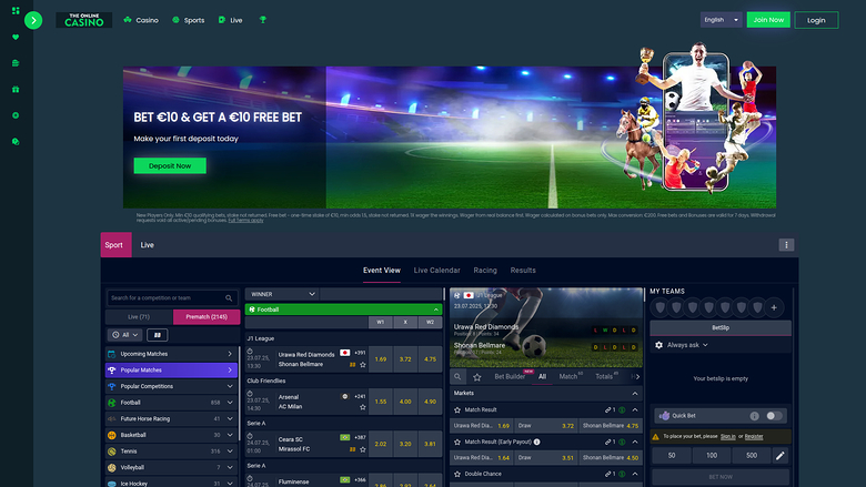 The Online Casino — Sportsbook