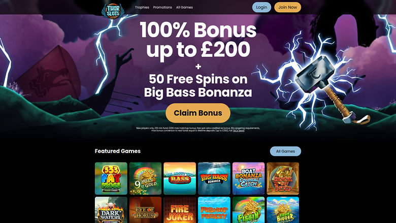 Thor Slots Casino — Homepage