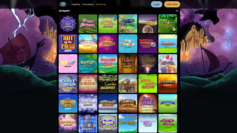 Thor Slots Casino — Jackpot games