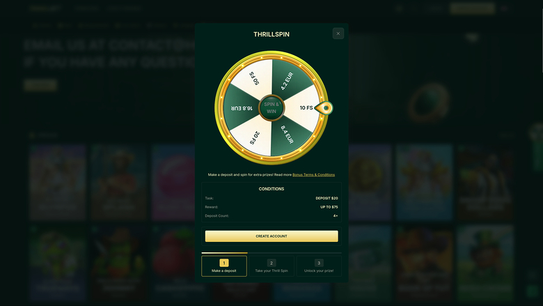 Thrillbet Casino — Spin