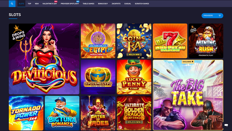 Thrillsy — Games lobby