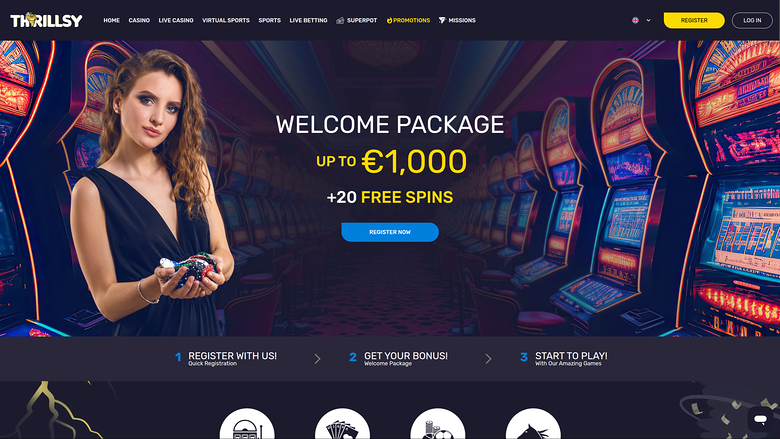 Thrillsy — Homepage