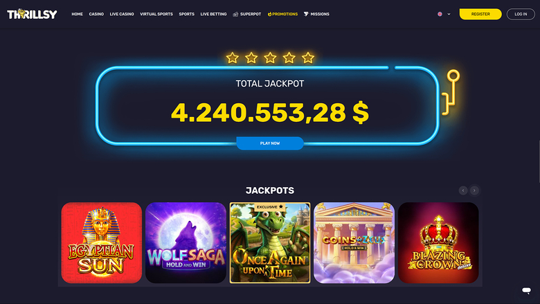 Thrillsy — Jackpot games