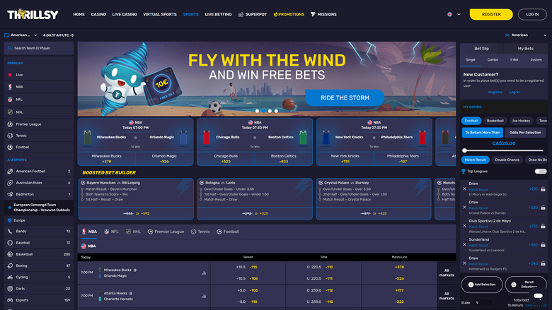 Thrillsy — Sportsbook