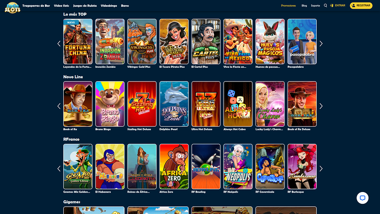Todo Slots — Games lobby